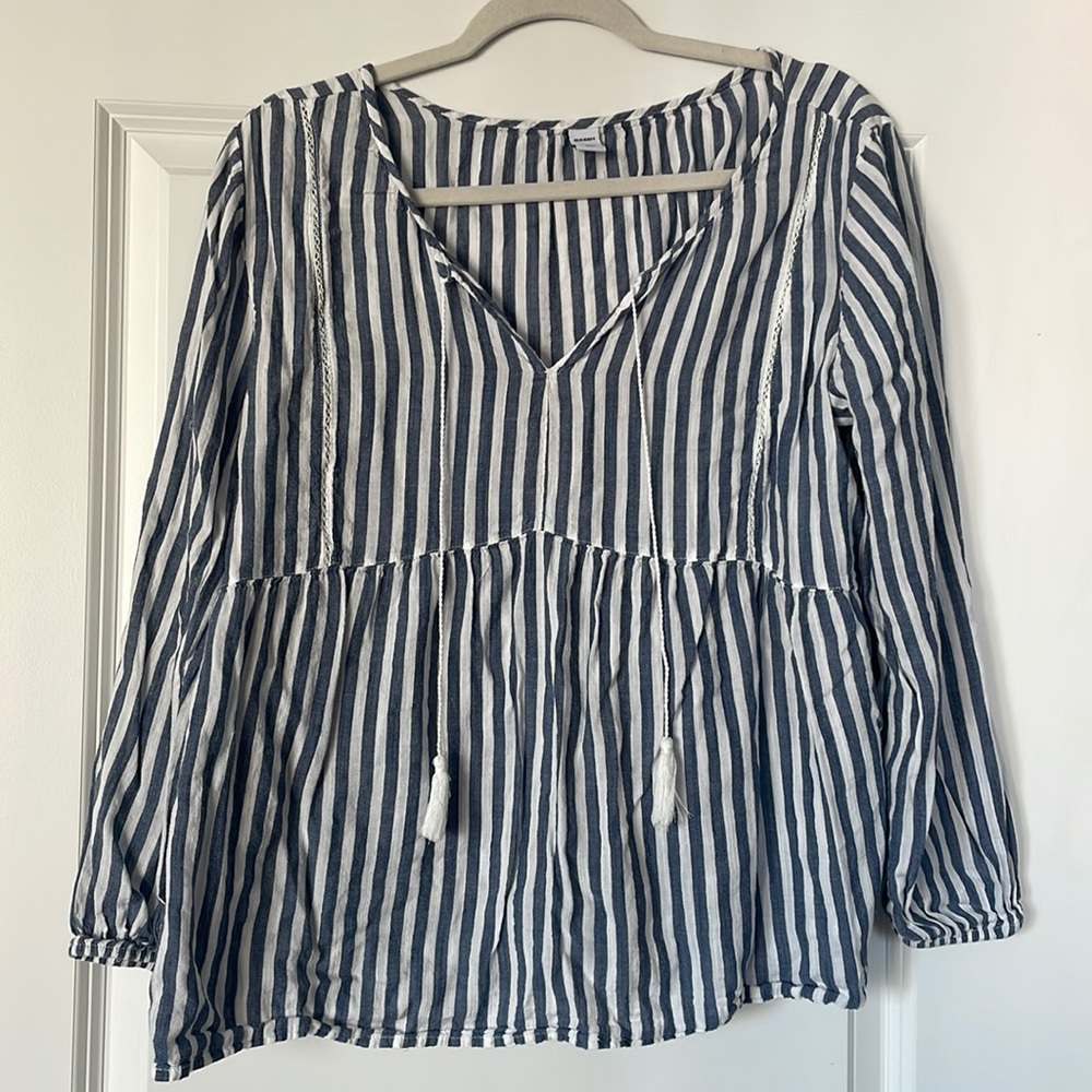 Beachy Long Sleeve Old Navy Blouse